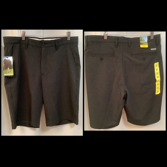 Sunice Shorts Men’s 32 Activitech Golf Moisture Wicking Black - Picture 1 of 10